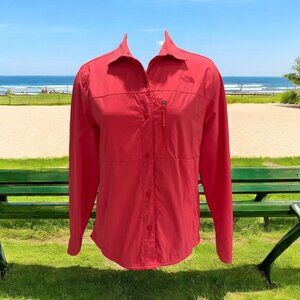 The North Face Womens SZ S Coral Jacket  Summer Lightweight Hiking‎ Camping